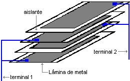 Capacitor de mltiples placas - Electrnica Toto