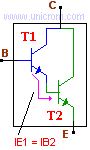 Electrnica Toto - El transistor Darlington y su estructura interna